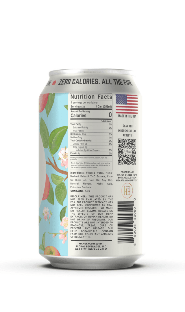 Harvest Apple THC Seltzer with crisp apple flavor, cannabis-infused for a refreshing, seasonal beverage experience.