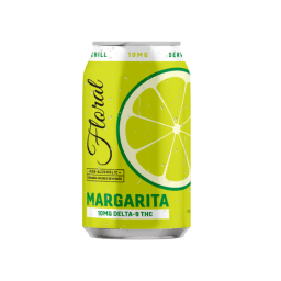 Floral 10mg THC Margarita with refreshing citrus flavors and a balanced 10mg THC dose, offering a relaxing cannabis-infused experience.