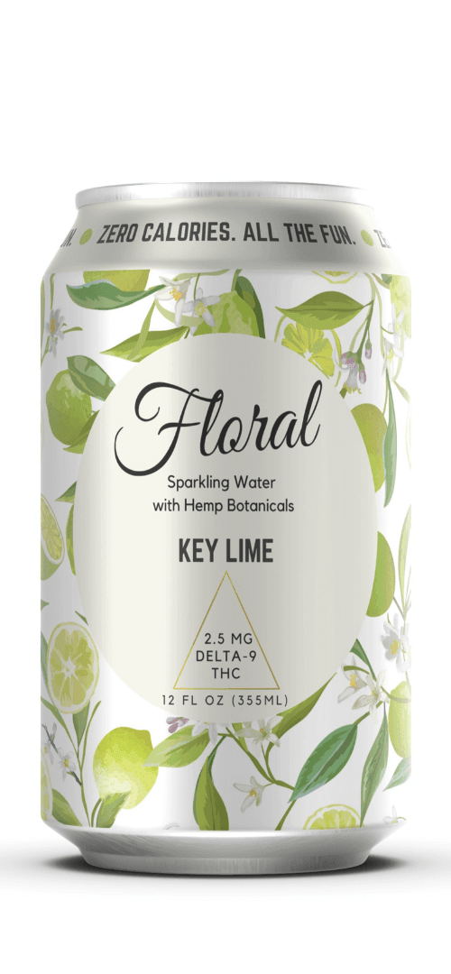 Key Lime THC Seltzer with zesty lime flavor, cannabis-infused for a refreshing, tangy, and uplifting beverage experience.