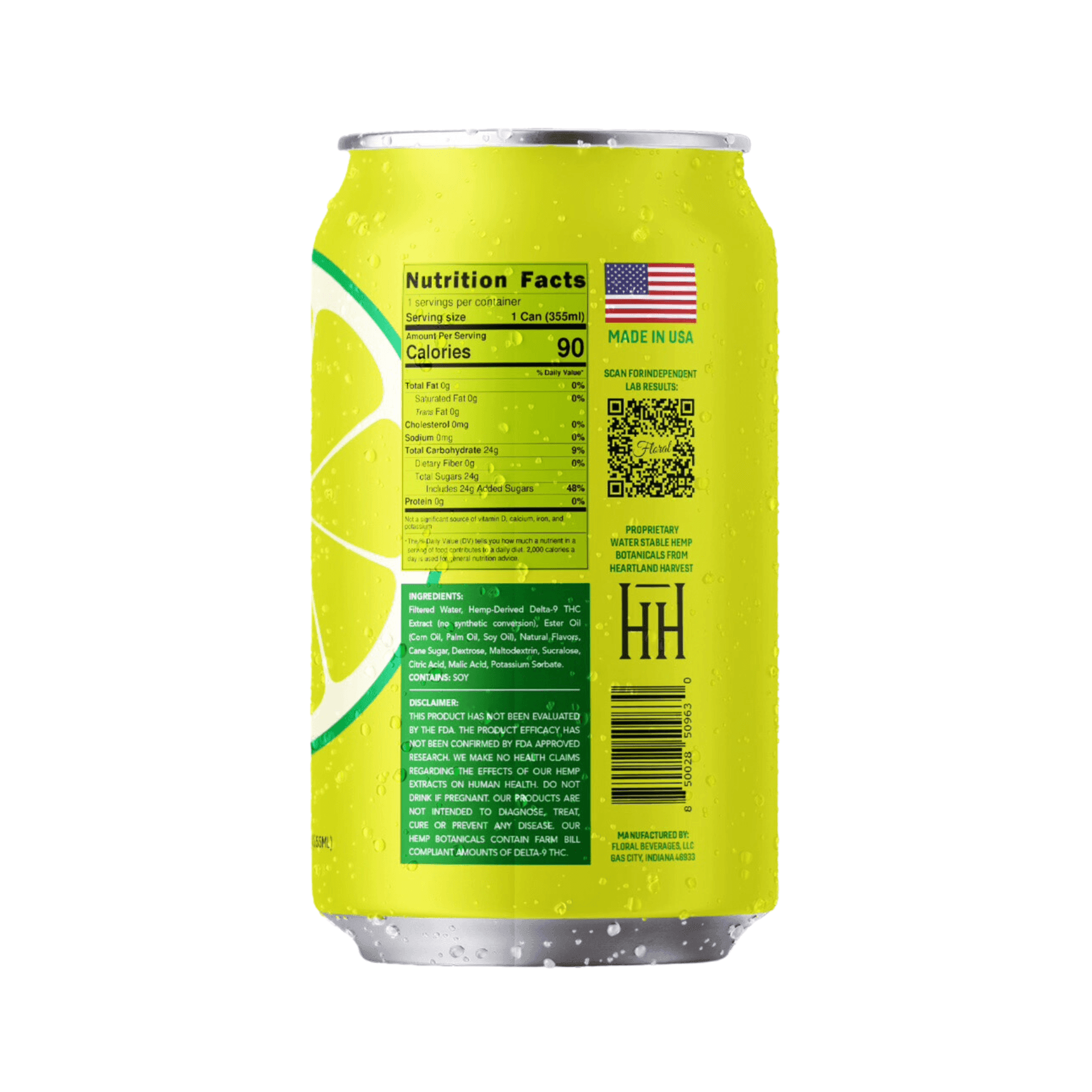 Pack of assorted Floral THC Cocktails in premium floral design