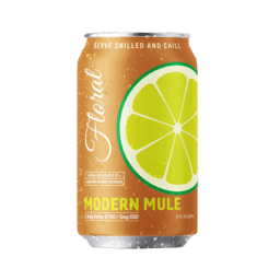 Floral THC Modern Mule with a bold, botanical flavor, cannabis-infused for a refreshing, premium mule-inspired beverage.