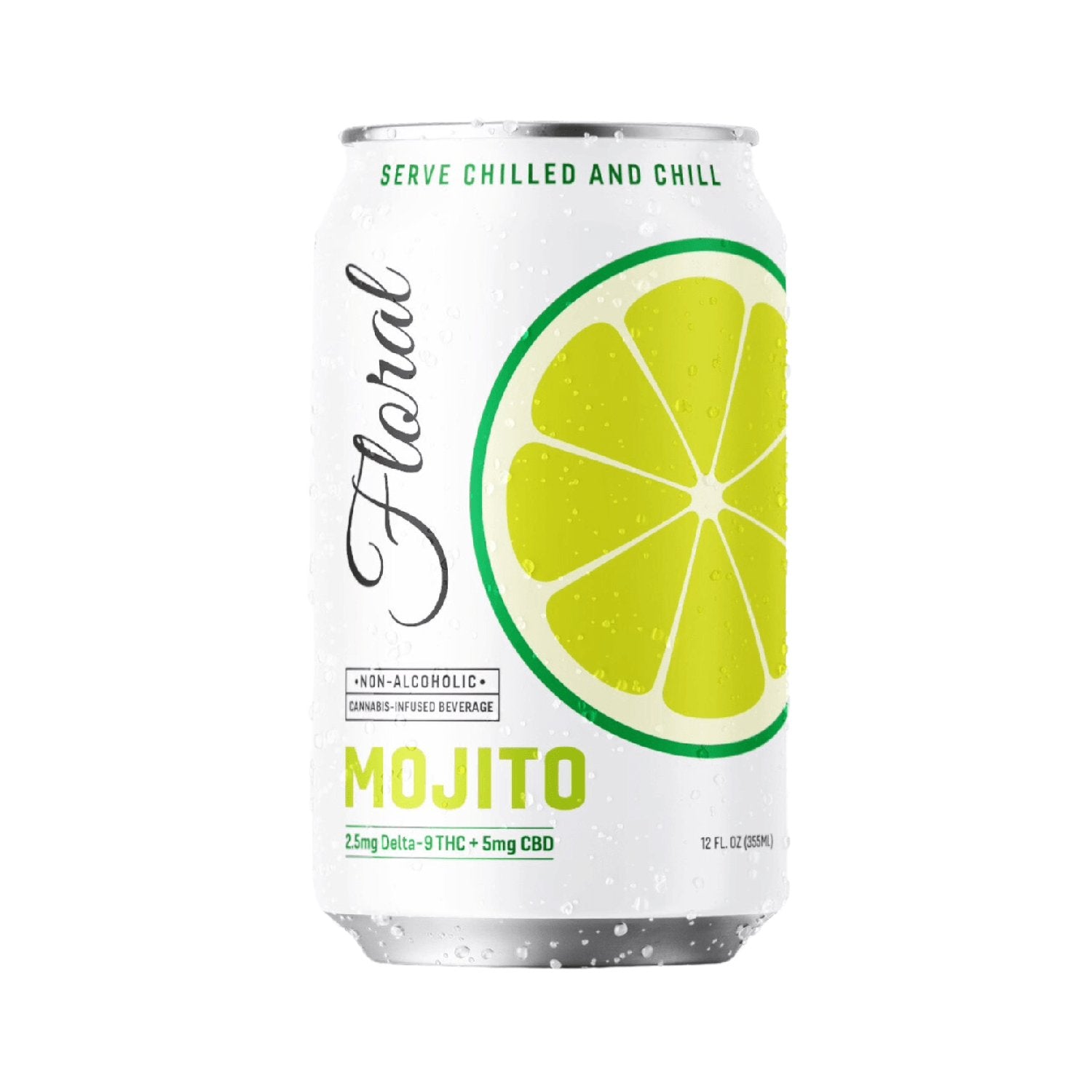Mojito THC Cocktail (2.5mg Delta-9) – Floral Beverages