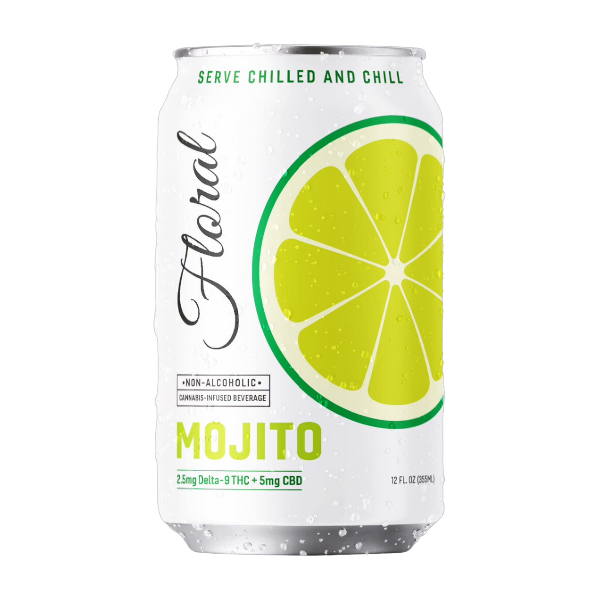 Mojito THC Cocktail (2.5mg Delta-9) – Floral Beverages