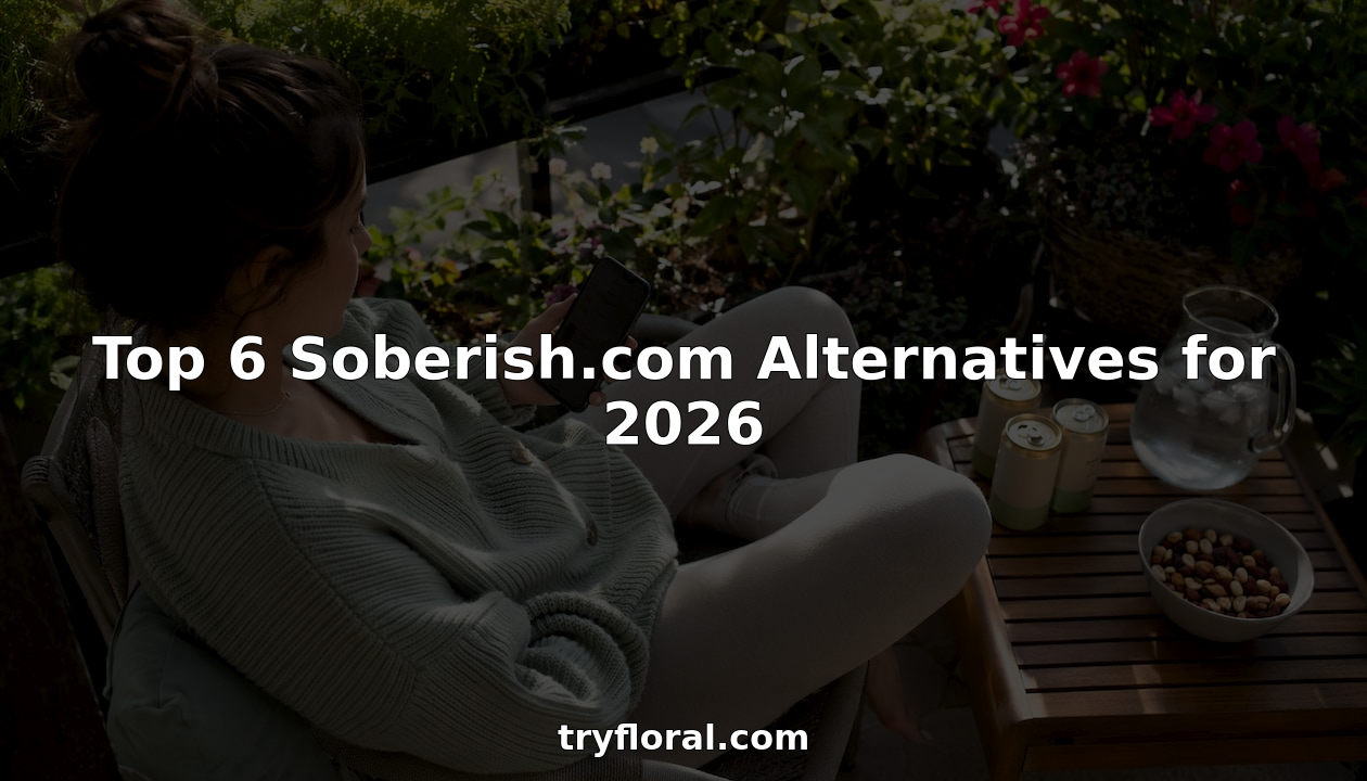 Woman browsing THC beverage options on smartphone at home
