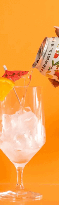 Floral THC Seltzer can with refreshing botanical design