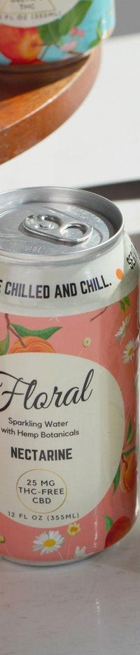 Refreshing CBD Sparkling Water – Floral Beverage enjoyed outdoors