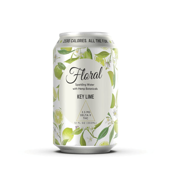 Key Lime THC Seltzer. Zero Calories. Max Fun. – Floral Beverages