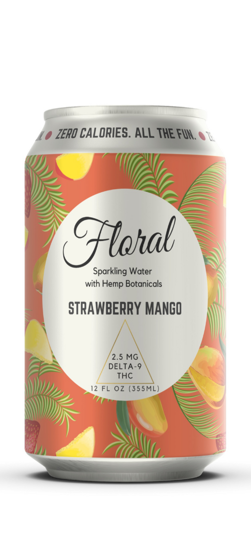 Strawberry Mango THC Seltzer