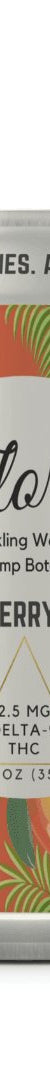 Strawberry Mango THC Seltzer with a sweet, tropical blend of strawberry and mango flavors, cannabis-infused for a refreshing and vibrant beverage experience.