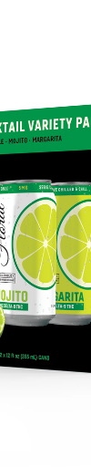 12-can cocktail variety pack with 5mg THC per can – mixed cannabis-infused beverages for a lighter, balanced experience