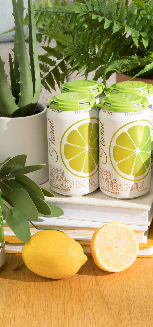 Floral Beverages cans — Welcome 4-Pack THC beverage sampler