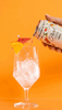 Floral THC Seltzer can with refreshing botanical design