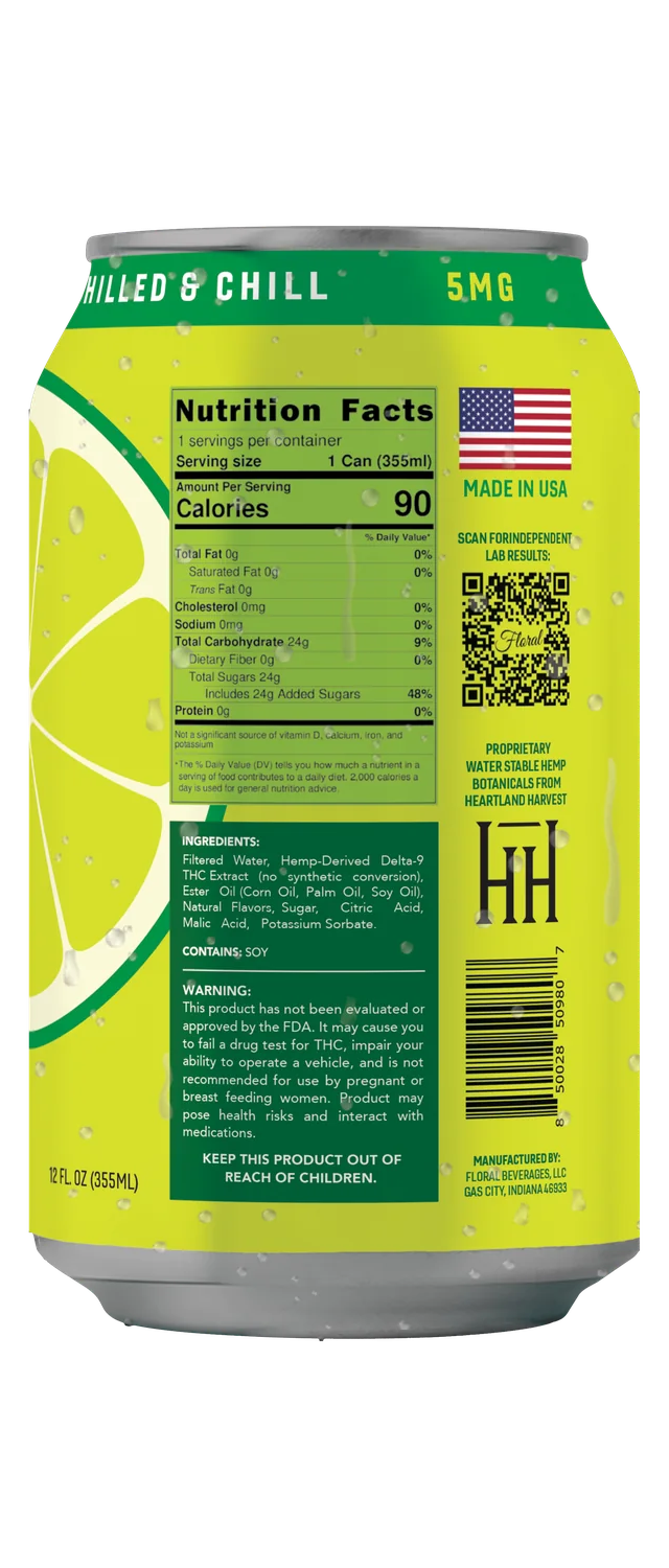 Margarita (5mg THC) - nutrition facts and ingredients