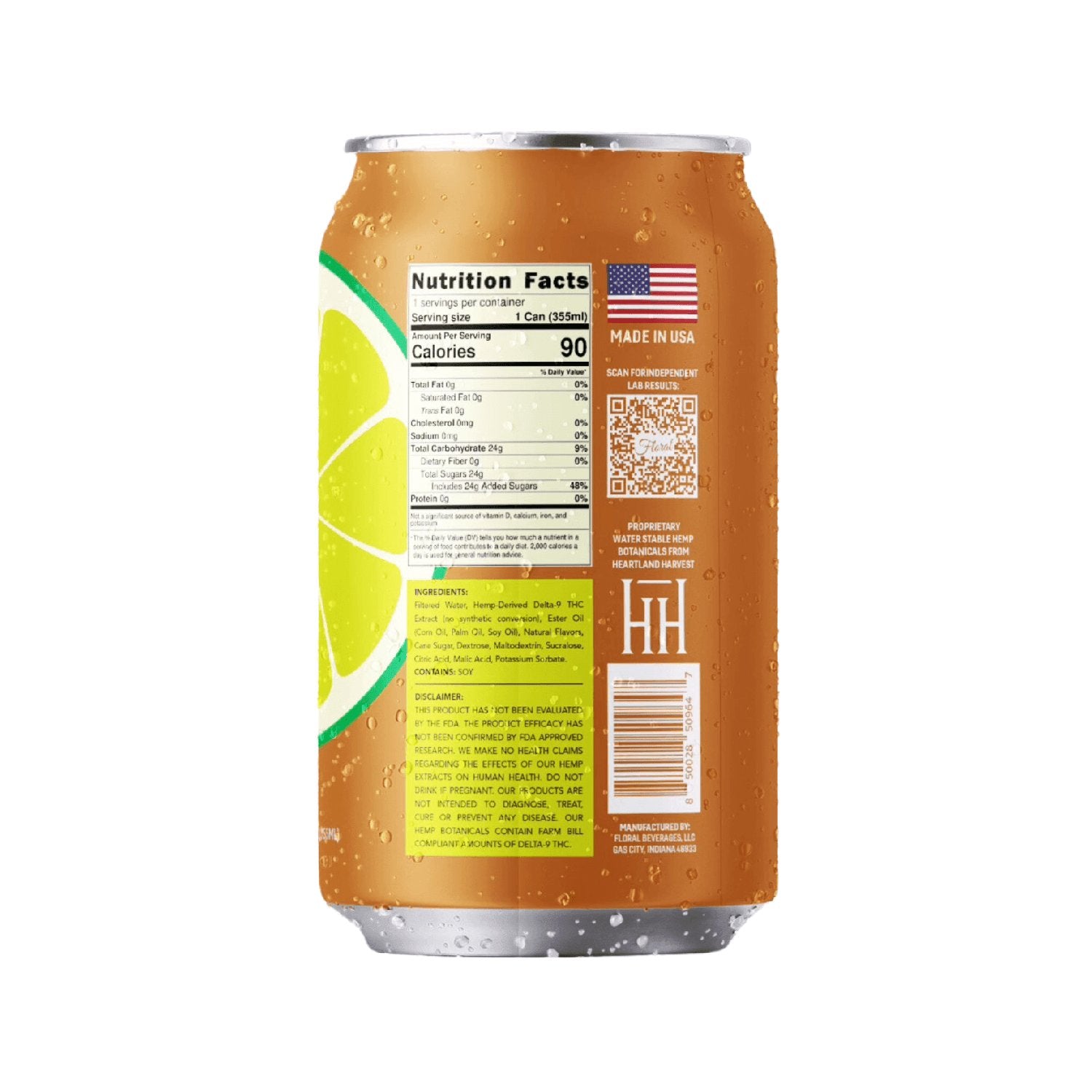 Floral THC Cocktails (5mg THC) - packaging view