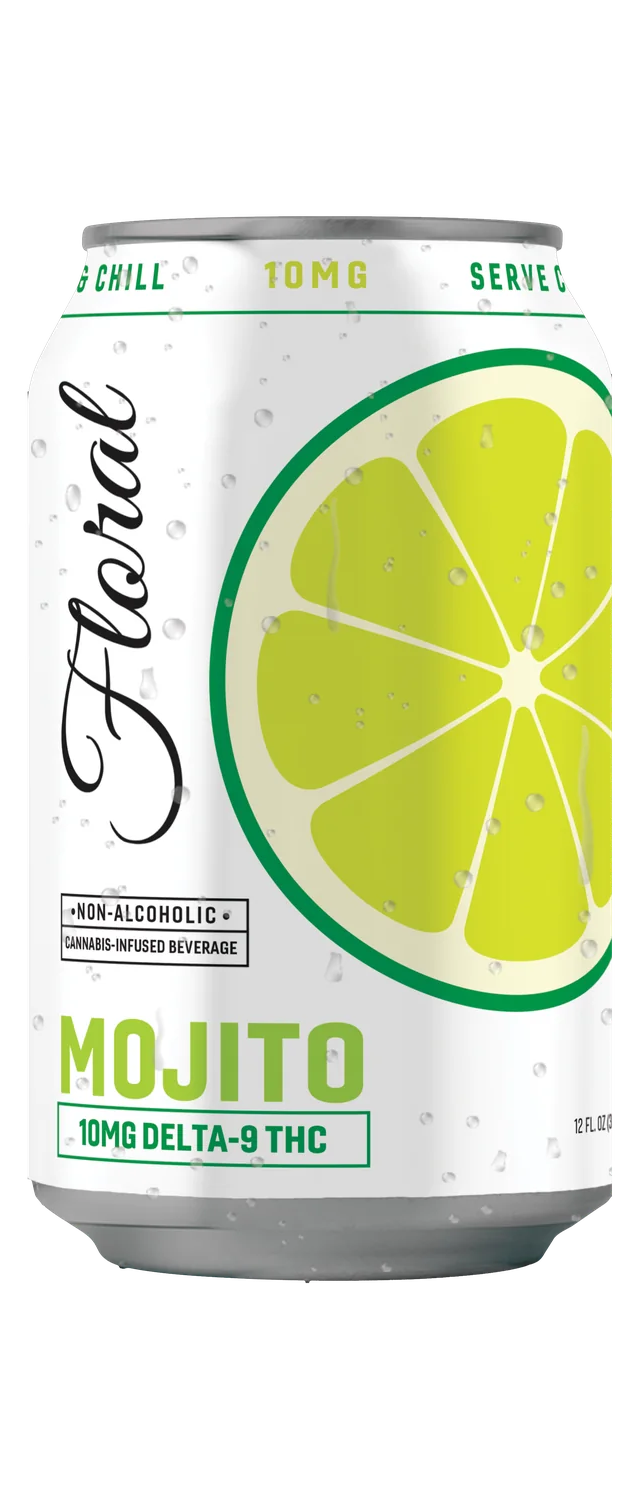 Mojito (10mg THC) - front label view