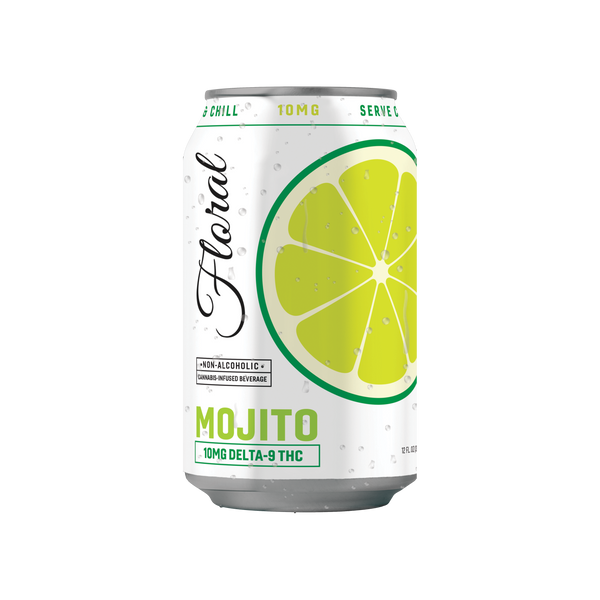 Mojito THC Cocktail (10mg Delta-9) – Floral Beverages