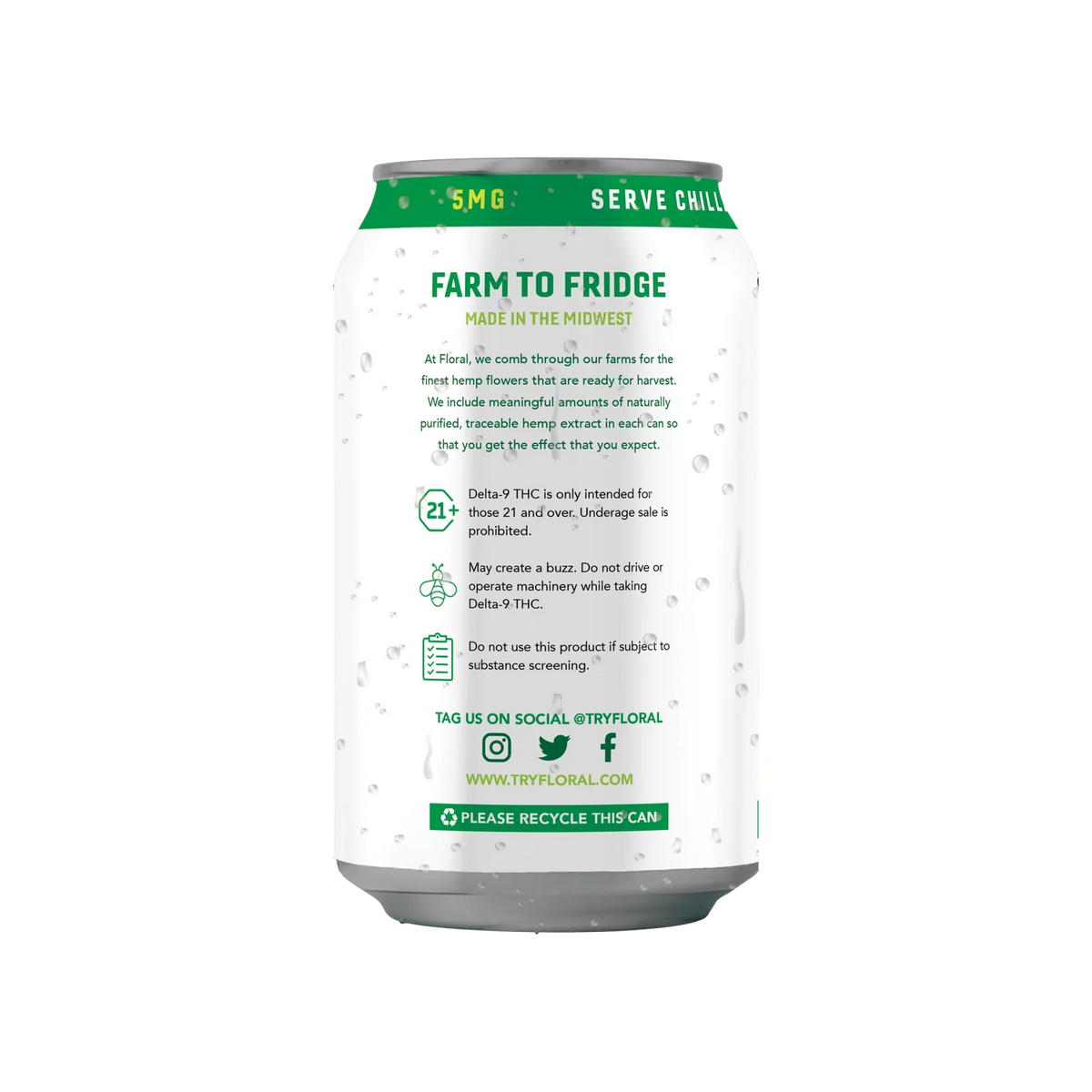 Mojito THC Cocktail (5mg Delta-9) – Floral Beverages