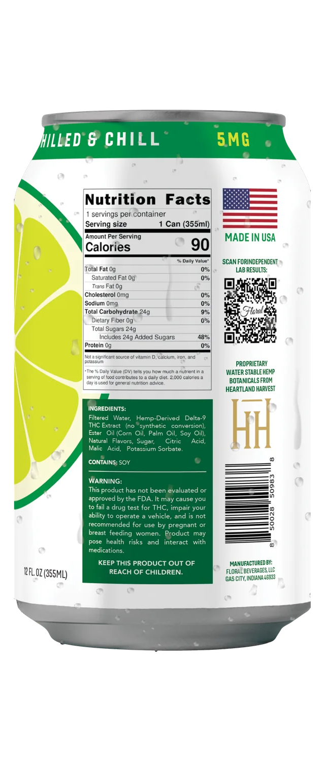 Mojito (5mg THC) - nutrition facts and ingredients