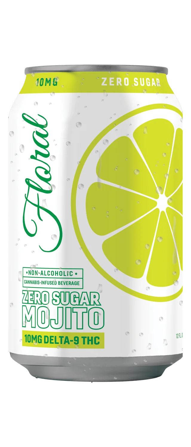 Mojito Zero (10mg THC) - front label view