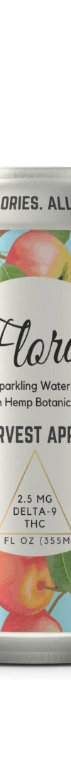 Harvest Apple THC Seltzer with crisp, juicy apple flavor, a cannabis-infused sparkling beverage perfect for fall refreshment.