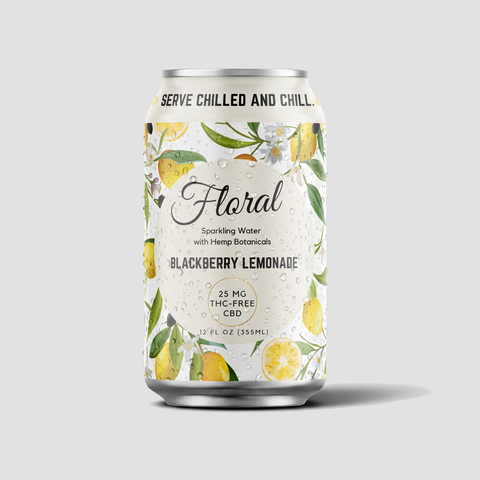 Blackberry Lemonade CBD Sparkling Water