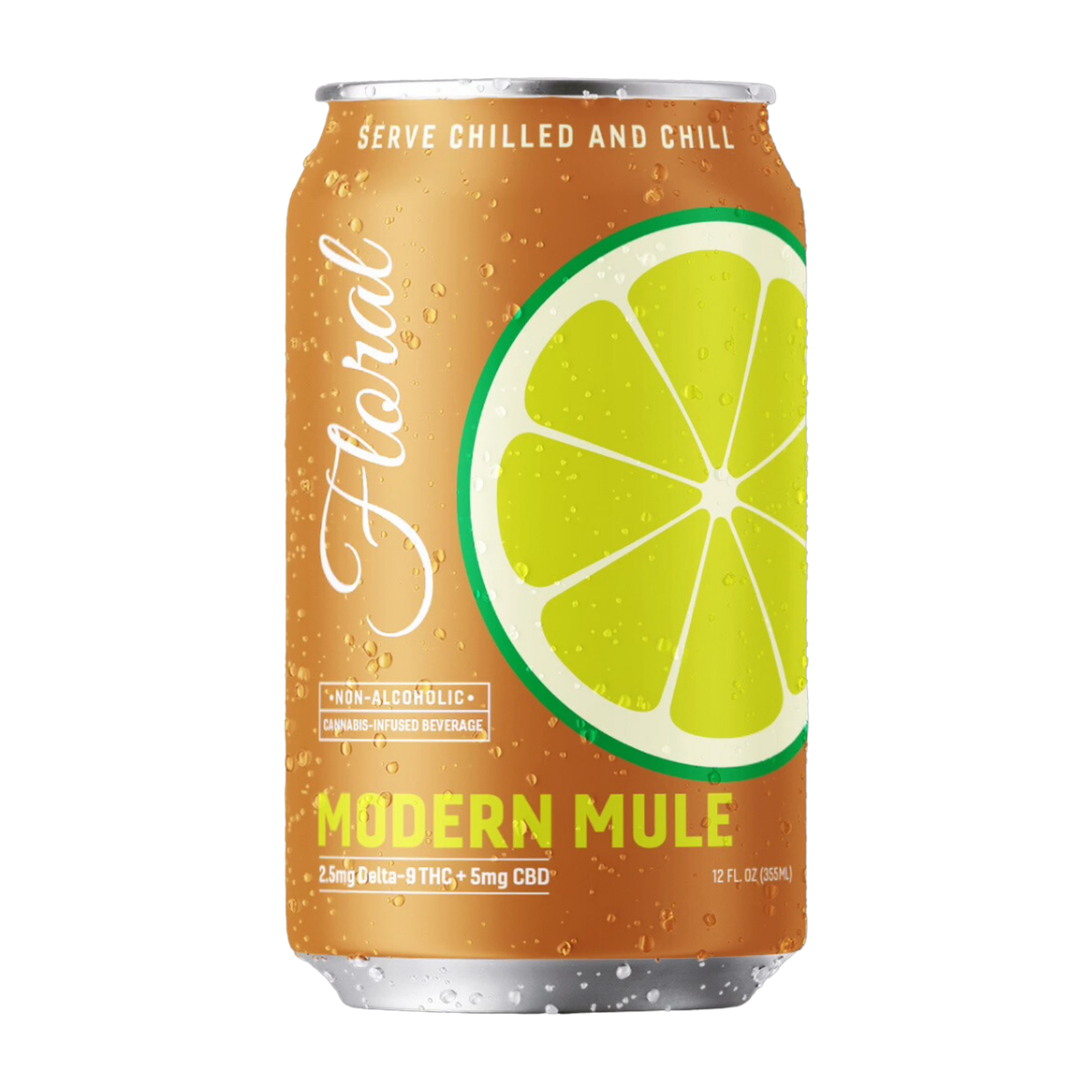 Modern Mule 2.5mg THC cocktail can — front