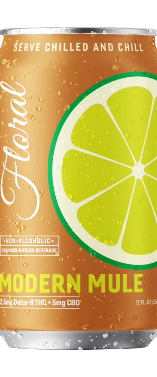 Modern Mule 2.5mg THC cocktail can — front