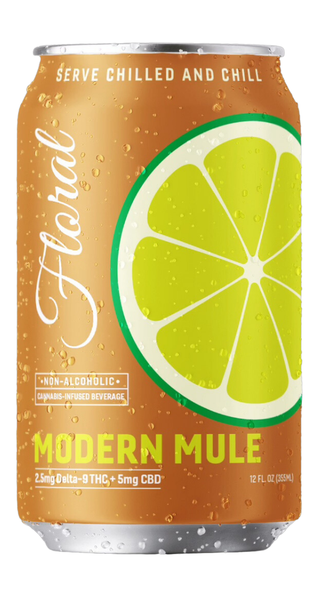 Modern Mule 2.5mg THC cocktail can — front
