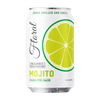 Mojito 2.5mg THC sparkling cocktail can — front (transparent)