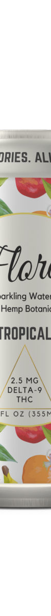 Tropical THC seltzer can — front