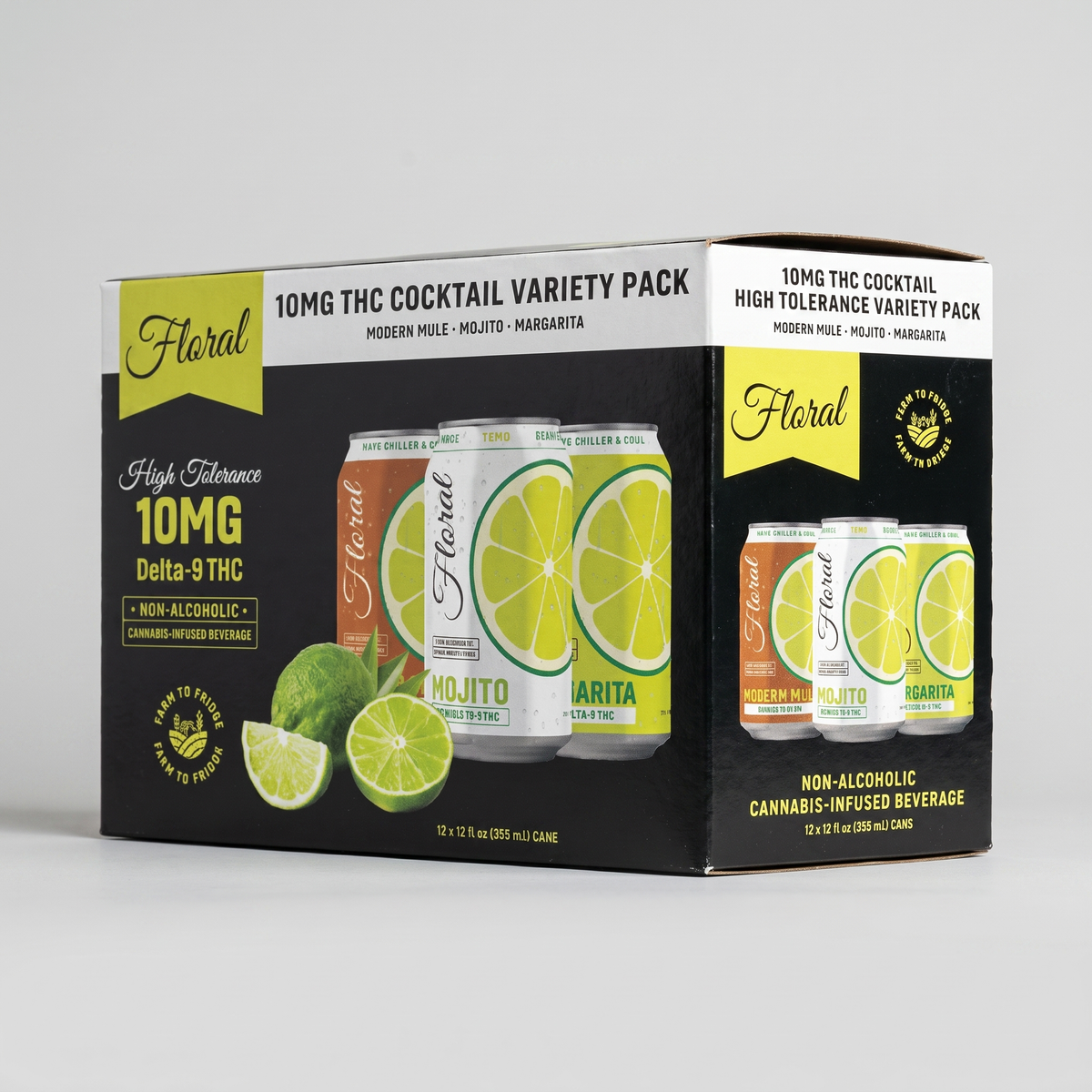 Floral THC Cocktail Variety Pack (10mg) box