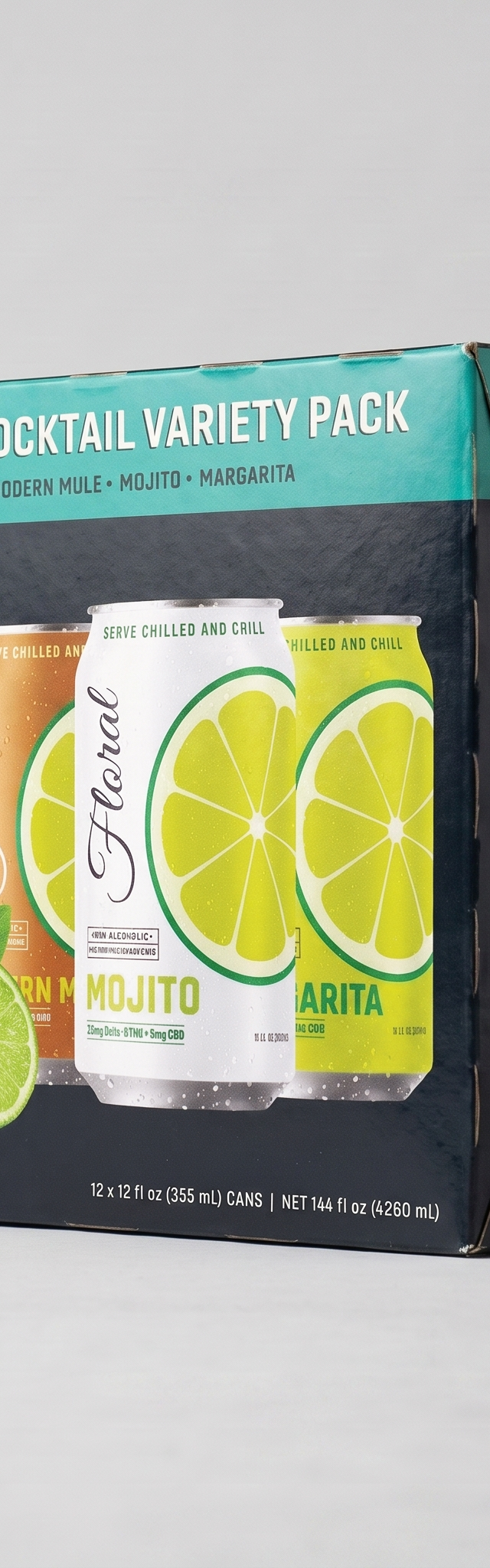 Floral THC Cocktail Variety Pack (2.5mg) box