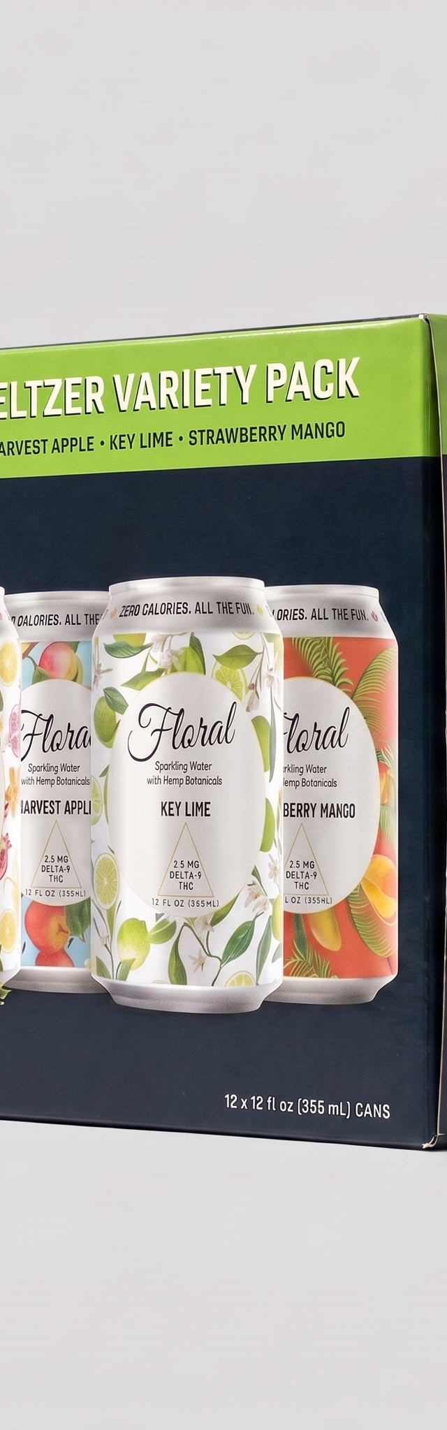 Floral THC Seltzer Variety Pack (2.5mg) box