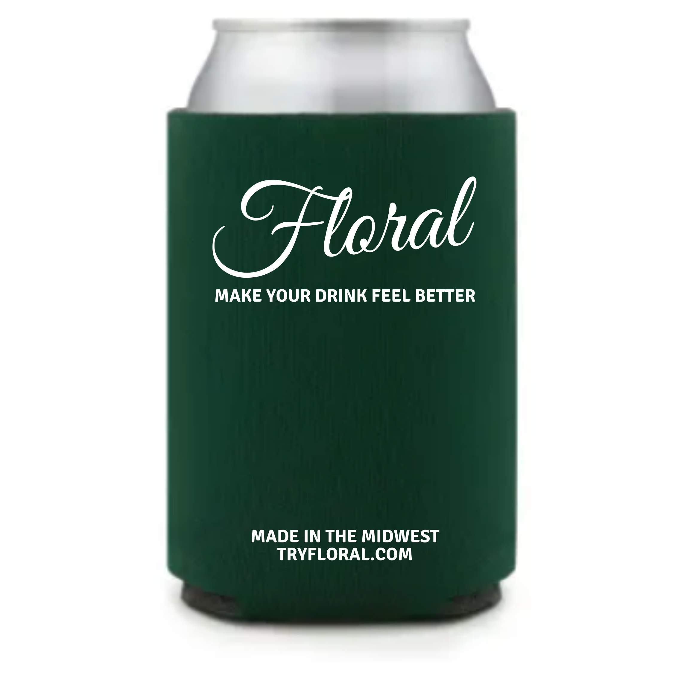 Floral Koozie-tryFloral.com-Merch