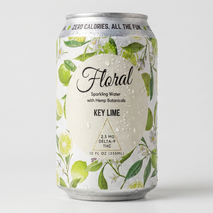 Key Lime THC Seltzer